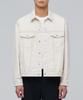 Musinsa Standard Contrast Stitch Relaxed Denim Trucker Jacket [Cream]