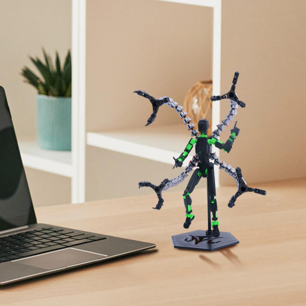 Mobile Doll Set, 3D Printed Titan Robot Mobile Doll, Posable Mobile Doll, Suitable For Collectors, Desktop Decoration