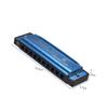 Key of C Diatonic Harmonica Mouthorgan with ABS Reeds Mirror   Design 10 Holes Blues Harmonica Perfect for Beginners Professional Students Kid B