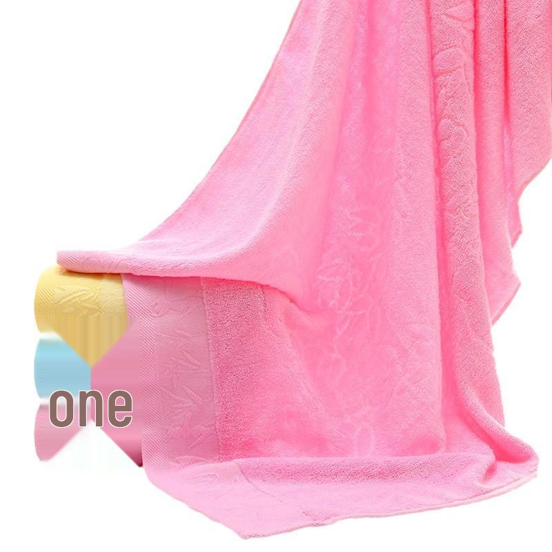 Bamboo Fiber Charcoal Face Towel - 110g, Thickened Household Washcloth