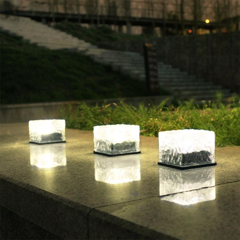 Corridors Lamp Solar Light Ice Brick Light Light Sensor