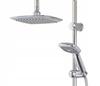 Ondo square shower column, chrome