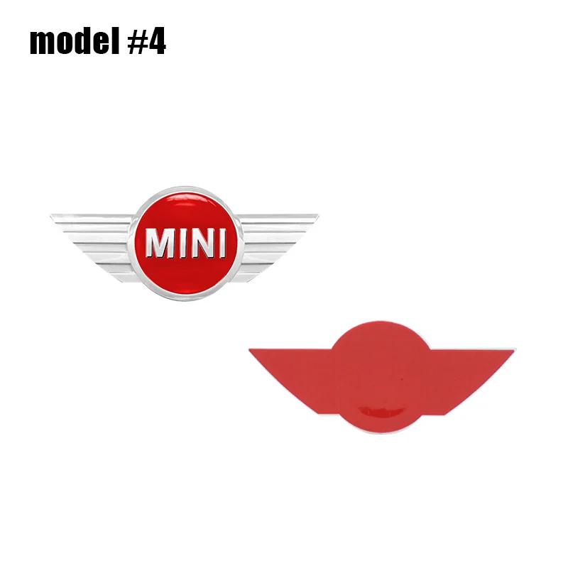 15.1/11.9cm 3D ABS Car Front Hood Emblem Stickers Rear Trunk Badge For Mini Cooper Countryman Clubman F55 F56 R55 R56 R60 JCW