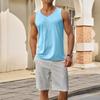 Men’s Lightweight Sleeveless Quick Dry Athletic Tank Top Breathable Loose Fit Vest for Outdoor Fitness Workout Running Gym