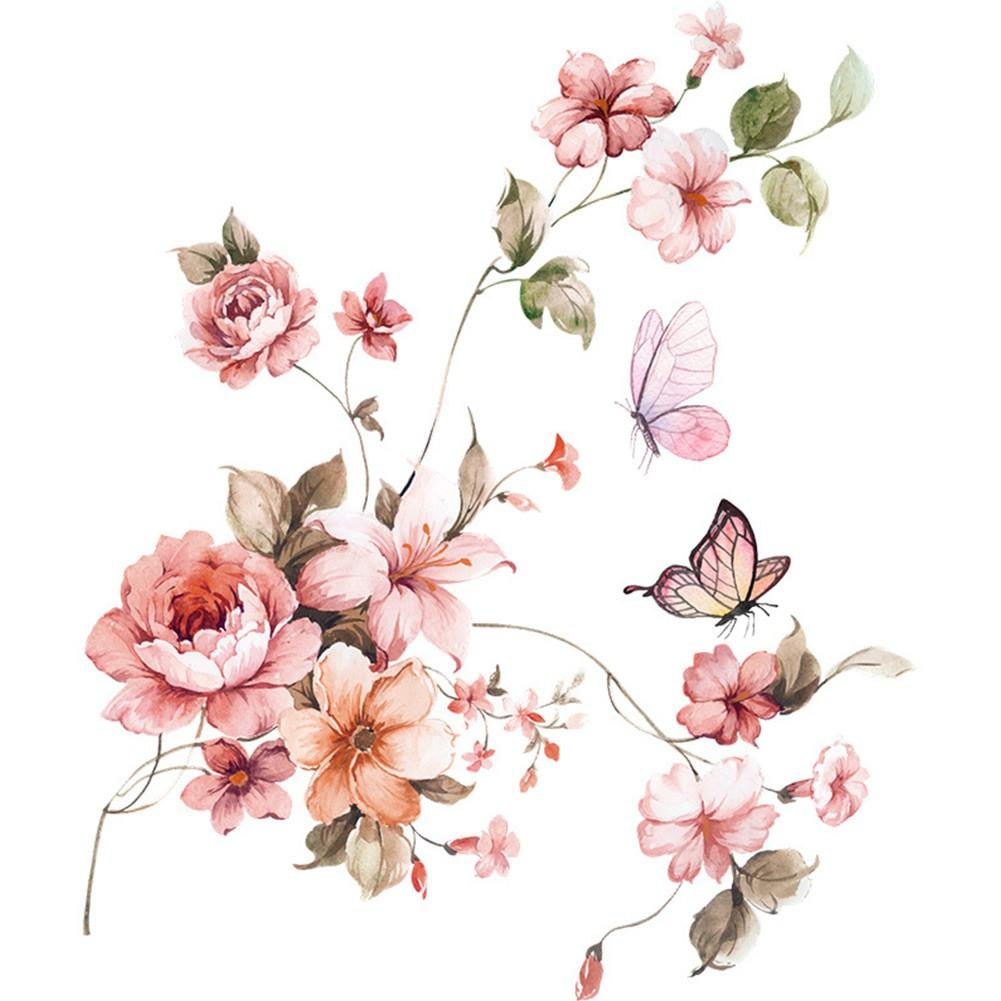 Wall Sticker Cupboard Stickers Easy To Install PVC Romantic