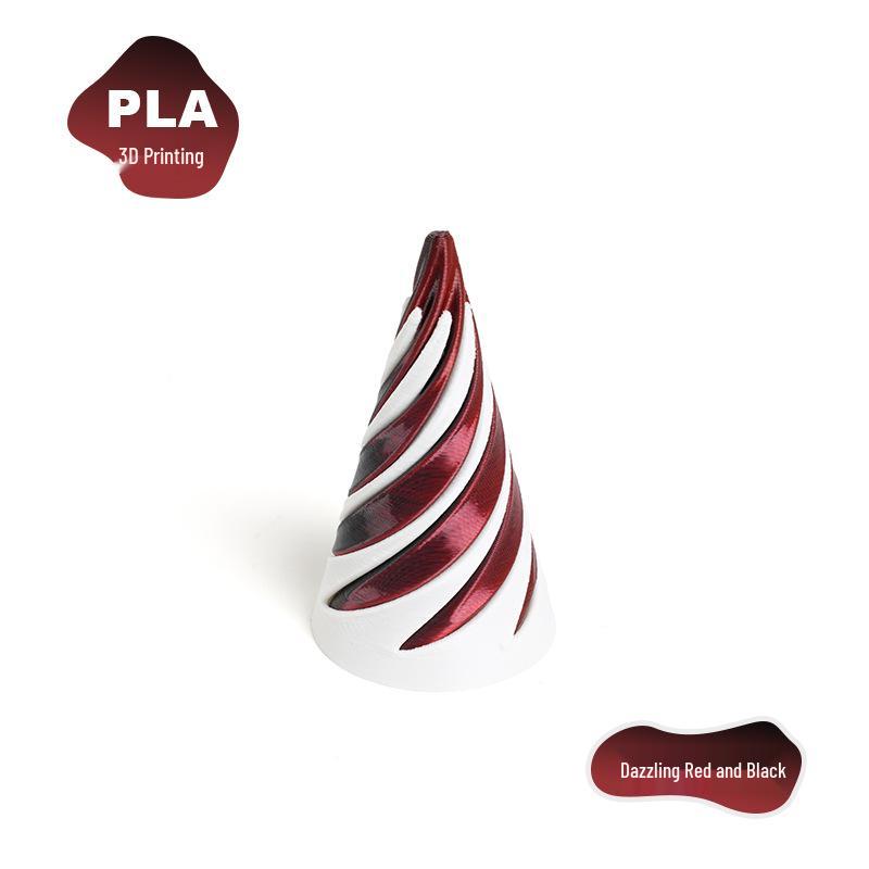 

3D-печатный волчок: Фигурка дракона Игрушка для снятия стресса - Двухцветная развивающая игрушка-конус с переплетением