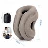 PVC Plush Inflatable Sleeping Pillow, Travel Sleeping Pillow, Sleeping Pillow, Inflatable Pillow