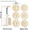 Mid-Autumn Festival Mooncake & Pastry Baking Press Mold Tool for Ice Skin and Green Bean Cake