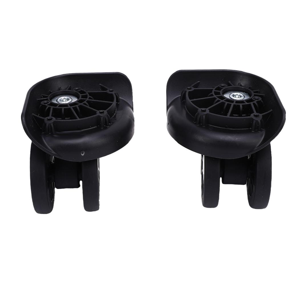 1 Pair Suitcase Wheels Universal Fit Shock Absorption Luggage Wheels Replacement for Trolley Case