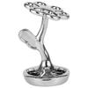 Toothbrush Holder Ceramic Flower Shape Bathroom Toothbrush Organizer Decorative Toothbrush Holder Stand with 6 Compartment