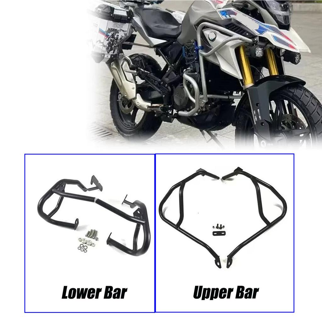 Motorcycle Upper + Lower Engine Guard Crash Bar Motoguard Frame Protection Bumper for BMW G310GS/G310R