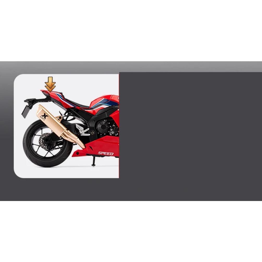 1/9 Honda CBR 1000RR-R Fire Blade Alloy Sports Motorcycle Model Diecast Street Racing Motorcycle Model Sound Light Kids Toy Gift