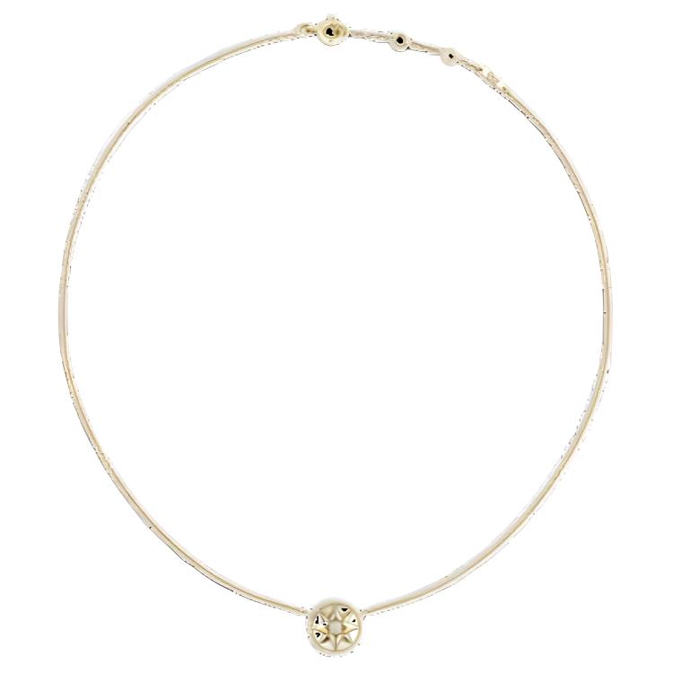 Dior Rose Des Vents 18K Gold Diamond Mother Of Pearl Necklace Women Necklace White JRDV95005_0000
