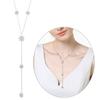 Stylish Meteors Inspired Long Necklace Sophisticated Long Necklace With Meteors And Crosses Details Neck Chain Accessory