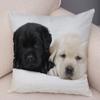 Office Living Room Home Pillowcase Pet Labrador Pattern Pillowcase Car Ornaments