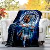 Haaland Flannel Blanket Soft All-Season Throw, Design for Camping, Car Travel, Hiking Sofa, Bed, Office Perfect Gift for Parties