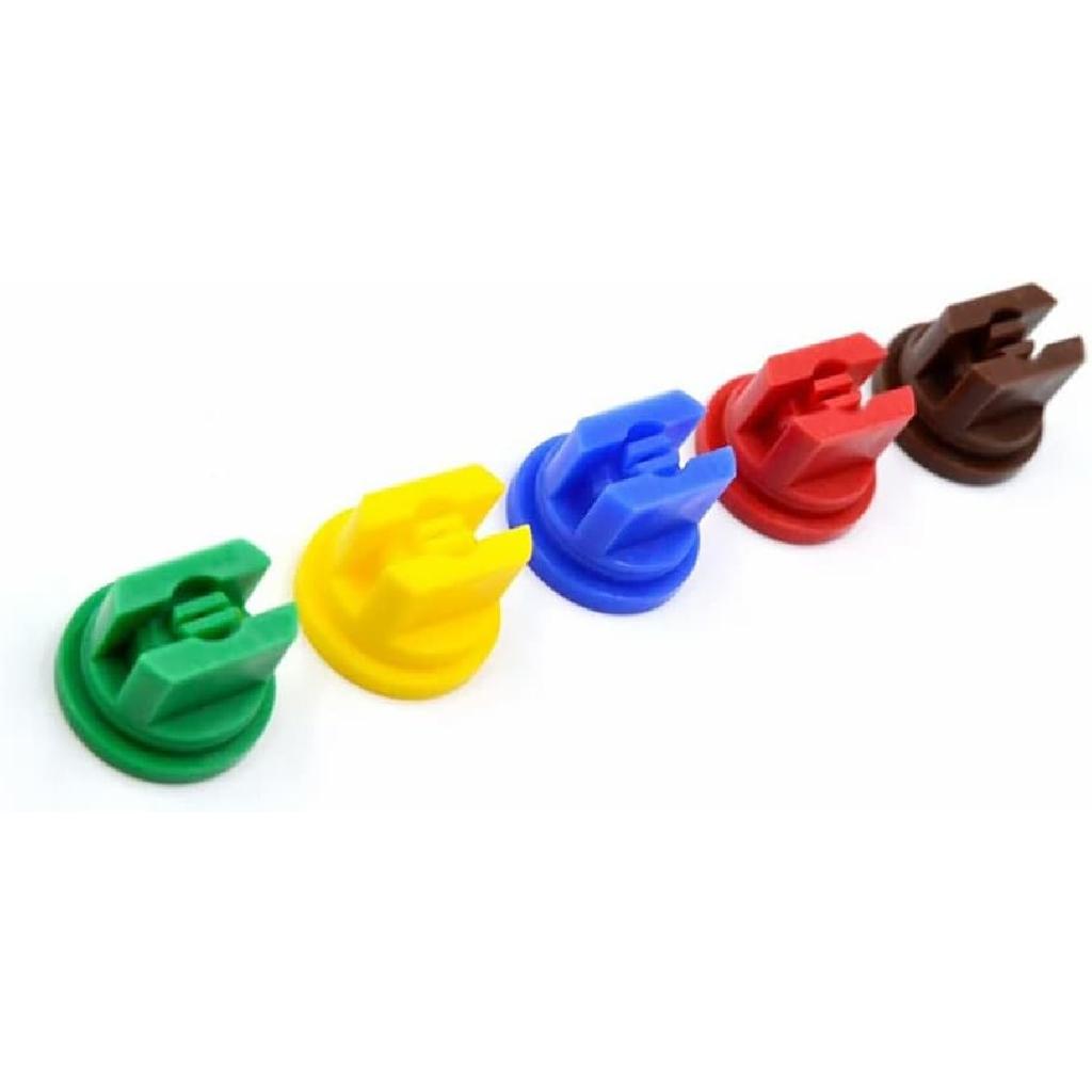10 PCS Flat Fan Spray Nozzles Compatible with TP Teejet Compatible Plastic Tips Compatible with Boom Sprayer Farming-Related Irrigation and Cleaning