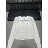 Xiangjia Mink Fur Color Block Striped Cardigan Sweater - Autumn/Winter, Round Neck, Long Sleeve, Loose Fit.