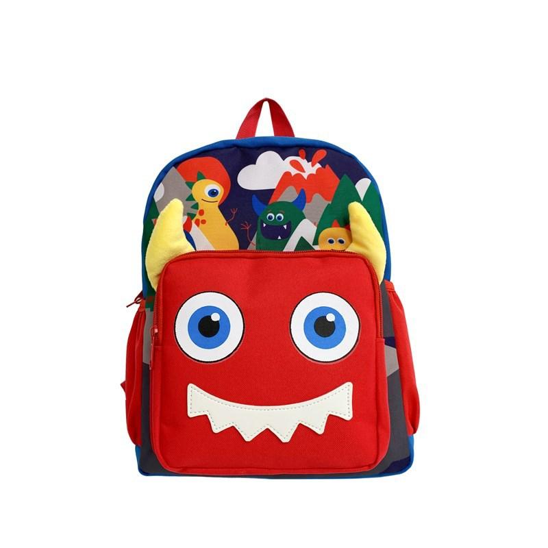 Kindergarten Primary School Students Schoolbag Cute Cartoon Cute Funny Children S Backpack Large Capacity Children S Backpack красный