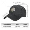 Tropical Floral Denim Cap Peaked Cap Tiger Sun Shade Cotton Hats for Men Women Cowgirl Hat