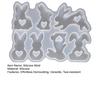 Easter Bunny Silicone Mold for Candle Making 3D Rabbit Resin Soap Craft Mold Easy Demolding Reusable Mold for DIY Easter Decor