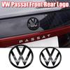 2pcs ABS Car Front Grill Emblem Rear Trunk Badge Logo for Volkswagen VW Passat 2019-2024 Scirocco Premium Pro Plus Extra Quality