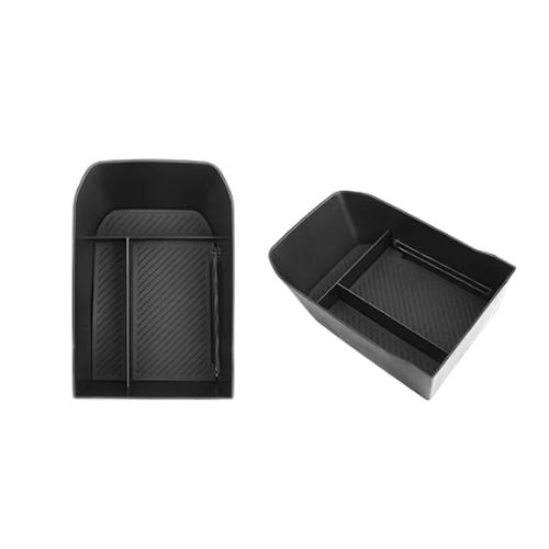 

For Kia EV4 2026 2026 Center Console Armrest Double Layer Storage BoxCar Internal Organizer Tray Interior Accessories