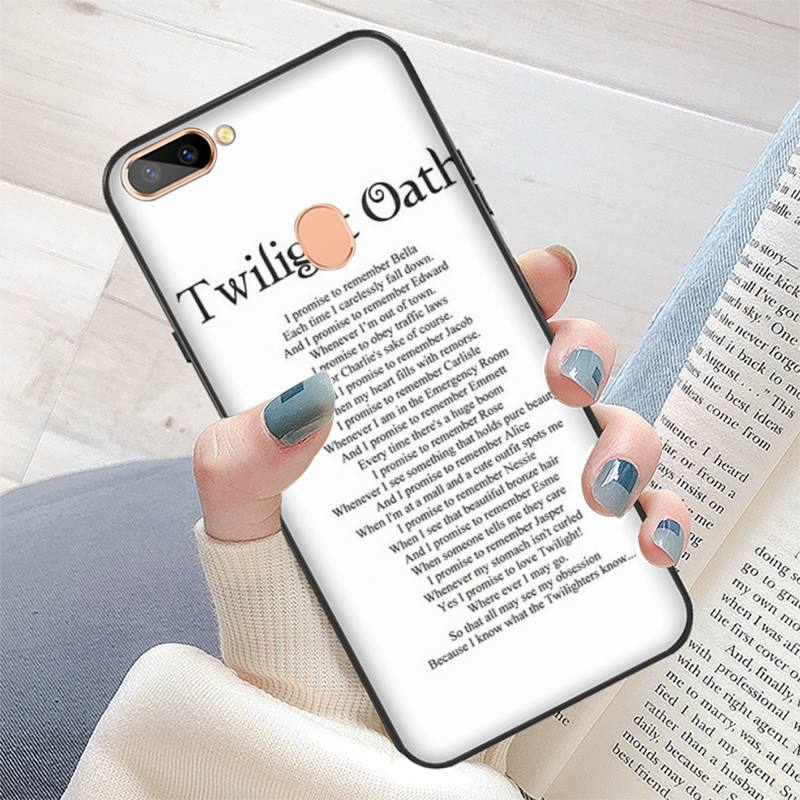 Yinuoda TV Twilight Isabella Edward Cullen Phone Case for Vivo Y91C Y11 17 19 17 67 81 Oppo A9 2020 Realme c3