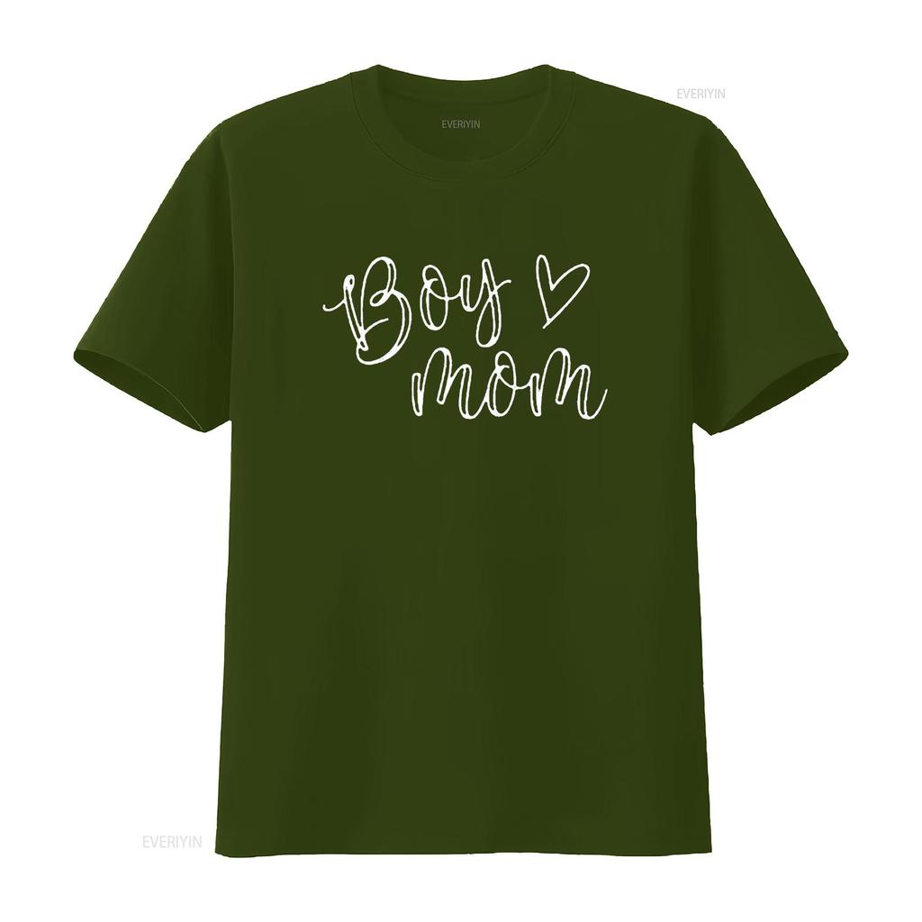 Jungen Mama T-Shirt Für Frauen Mütter Von Jungen Lustige Oberteile Schwarz vintage Gewaschen mode Atmungsaktives Oberteil Für Den Alltag Stylisch