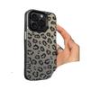 Black Leopard Print iPhone 14 Pro Max/13/12/11/16e Case