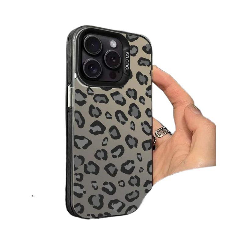 Black Leopard Print iPhone 14 Pro Max/13/12/11/16e Case