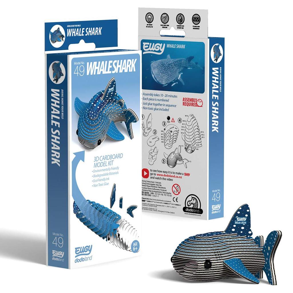 EUGY Whale Shark Paper 3D Puzzle This Is an Educational Toy That Can Be Enjoyed by Elementary School and Adults and Is the Perfect - Boys, Girls,