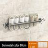 Wall-Mounted Luxury Slipper Rack: Punch-Free Bathroom Shoe Draining Storage Solution
