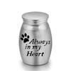 Aluminum Zinc Zinc Alloy Dog Cat Memorial Urn Mini Pet Cremation Urn  For Pets Small Animals Ashes