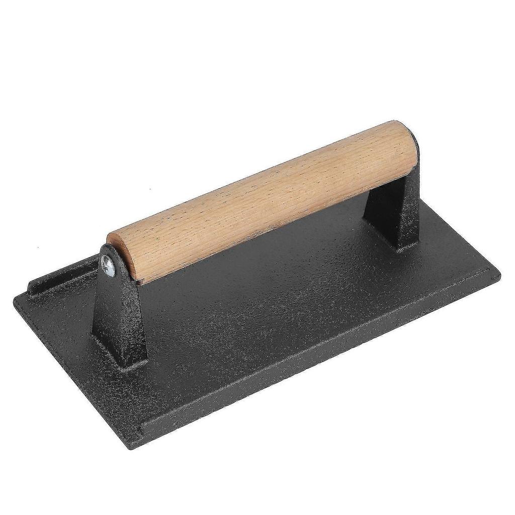 rectangle and round grill press for steak