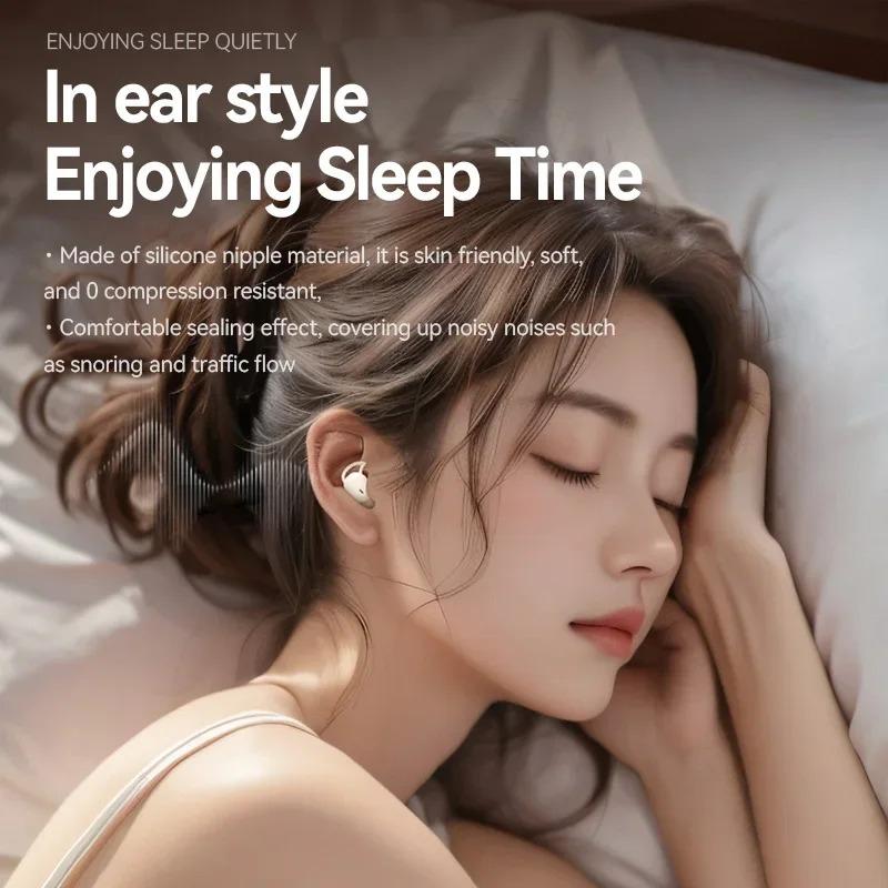 M72 Wireless Sleep Mini Bluetooth 5.3 Touch Cotrol In Ear Earphones Comfortable Noise Reduction Office Earphones