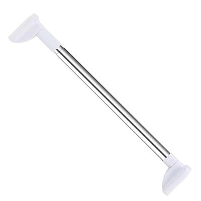 A96K-Punch-Free Telescopic Clothing Rod Extendable Stainless Iron Curtain Pole Easy Installation For Diy Space