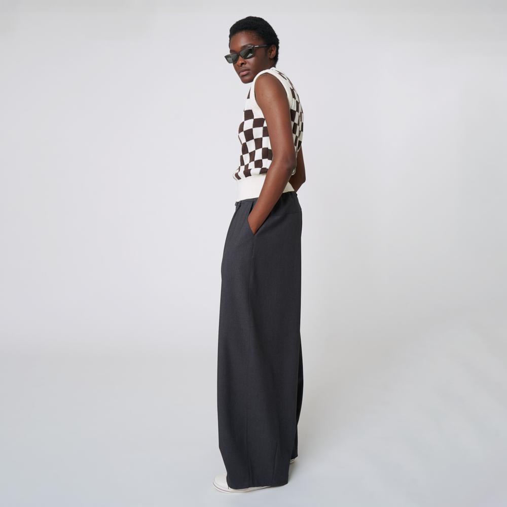 ATHPLATFORM Au42Pt07 Classic Wide Pants_Melange Gray