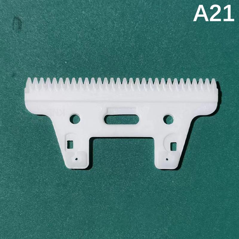 Mașină de tuns ceramică cu 2 găuri cu dinți eșalonați, cu lamă mobilă, fără fir, cu lamă înlocuibilă pentru mașină de tuns