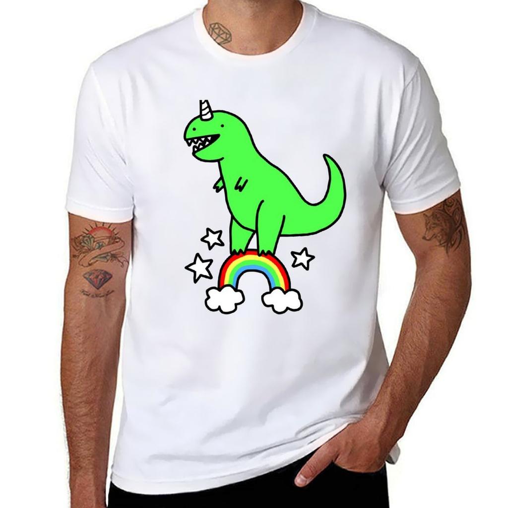TRexicorn TShirt Athletic Fit Sports Short Sleeve Top