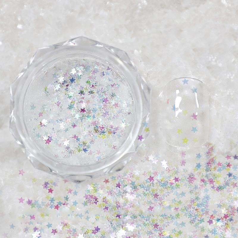 

1 баночка 1 мм мини сверкающий звездный глиттер для ногтей сверкающее украшение для ногтей дизайн для маникюрного салона милые аксессуары дизайн для нейл-арта своими руками разноцветный