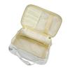 VOCOSTE Makeup Travel Makeup Brush Marble Toiletry Bag for Gray Pouch, Organizer, Women, 21x13x9cm, White,