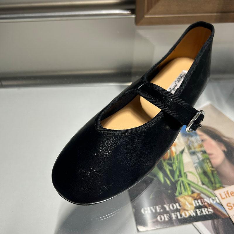 

Мода Мода Круглый Носок Женские Мэри Джейн Балетки Обувь Ремешок с Пряжкой Обувь Мягкие Женские Мелкие Женские Балетки Обувь леди 35 чёрный