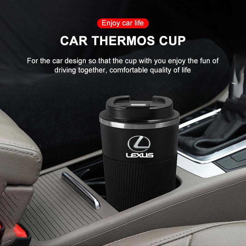 Edelstahl Kaffee Thermosbecher Auto Vakuumflasche Reise Thermobecher Für Lexus IS250 IS200 CT200h GS300 LS430 RX450h LX570 IS300 ES RX LS