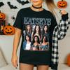 Retro Katseye Beautiful Chaos T-shirts Kpop Tee Woman and Man Oversized Tee Graphic Short Sleeve T-Shirt Unisex Men Women Summer