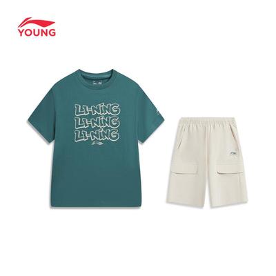 Kids' Ice-Cool Short Sleeve & Shorts Sportswear Set