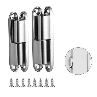 Abnehmbares Scharnier, Industrieller Schaltkasten, Abnehmbares Schranktürscharnier, Zinklegierung, Silber, Schrank, 180-Grad-Scharnier, Möbel