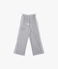 PINK PINEAPPLE Mori Lace Track Pants_Grey