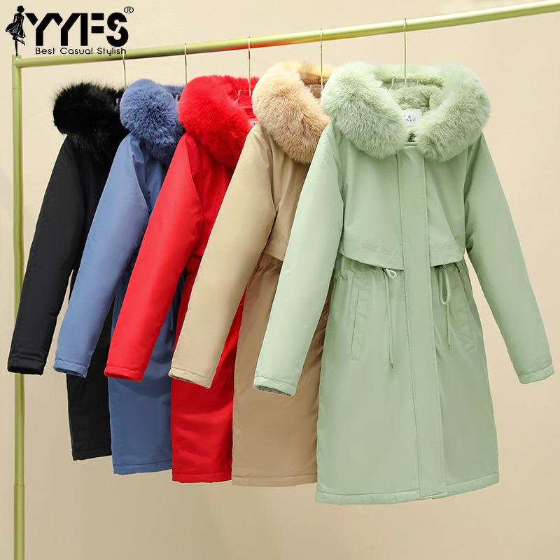 YYFS Moda donna casual autunno inverno tinta unita stampa maniche lunghe giacche e cappotti piumini