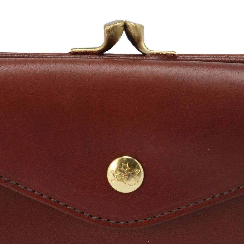 IL BISONTE Unisex Leder Geldbörse für Damen und Herren, 54154152311240, Keks, Hellbraun